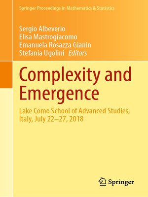 cover image of Complexity and Emergence